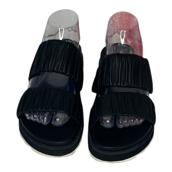 Sorel Roaming Two-Strap Black Slide Sandals Size 7 - Picture 3 of 11